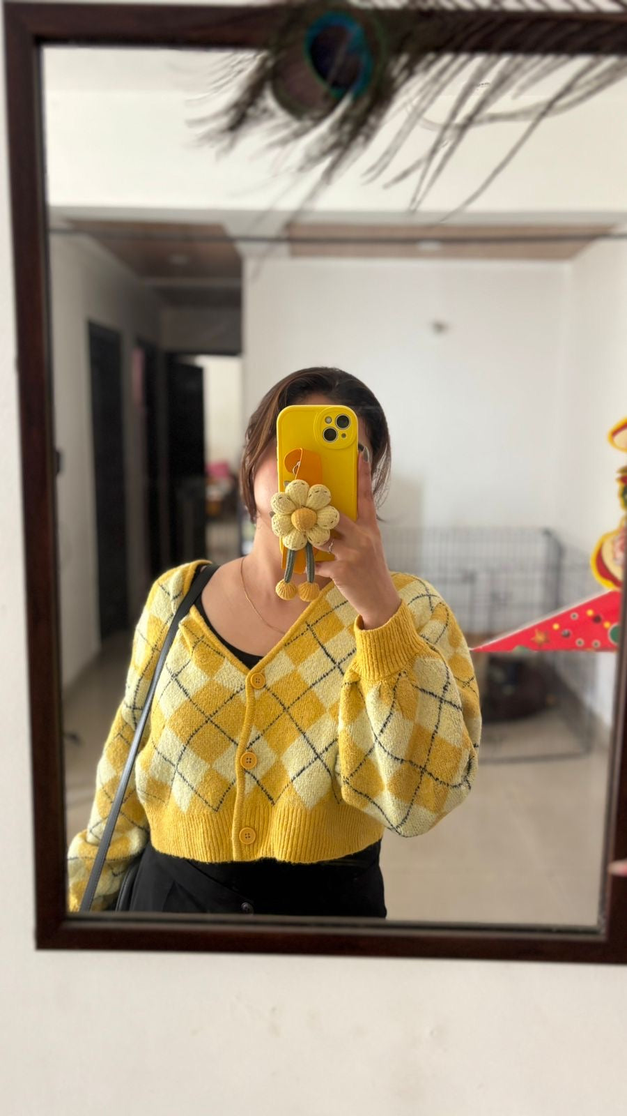 Sunflower Wrist?Strap Phone Case for iPhone