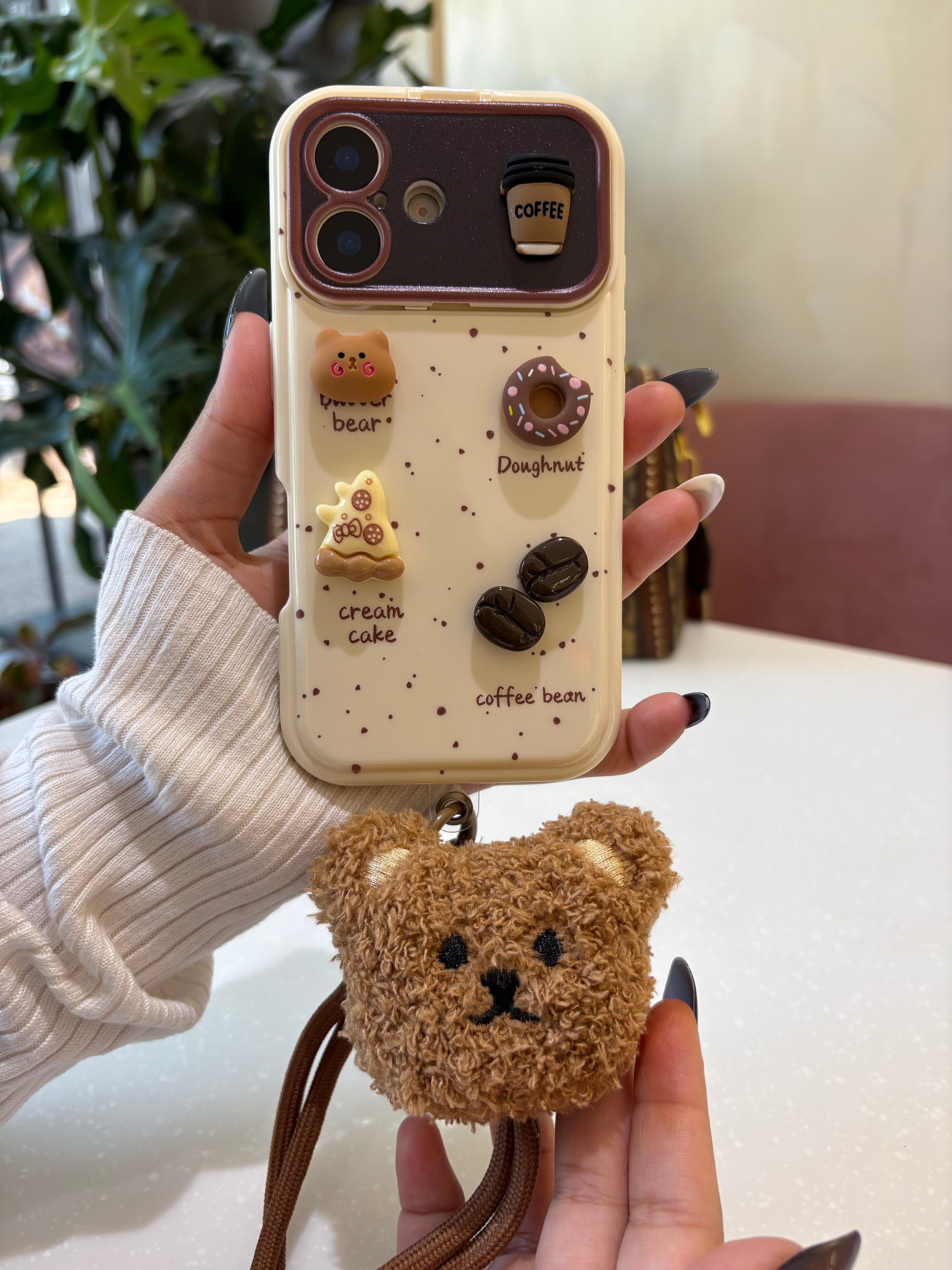 Donut Cookie Cafe Mirror 3D iPhone Case