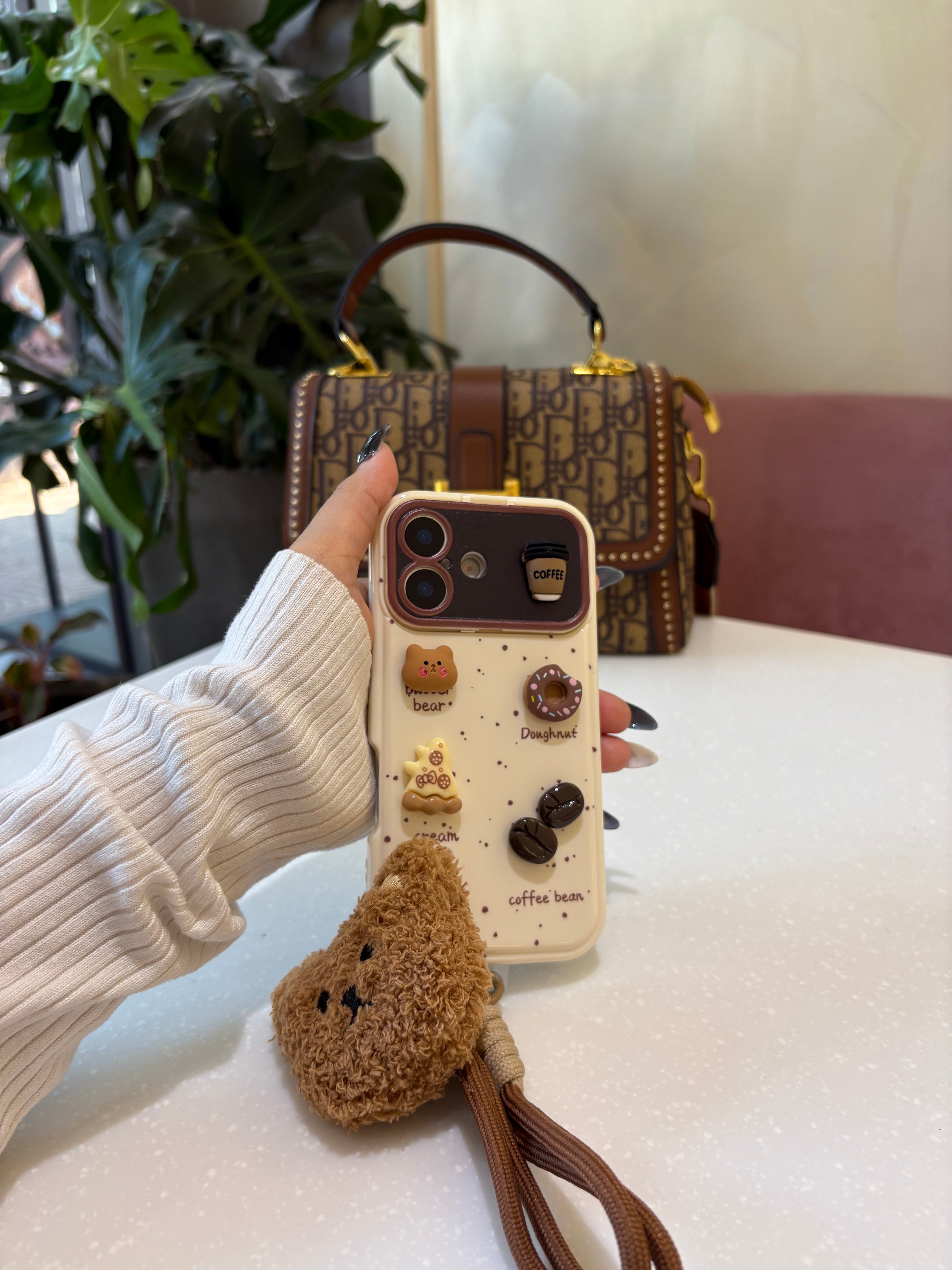 Donut Cookie Cafe Mirror 3D iPhone Case