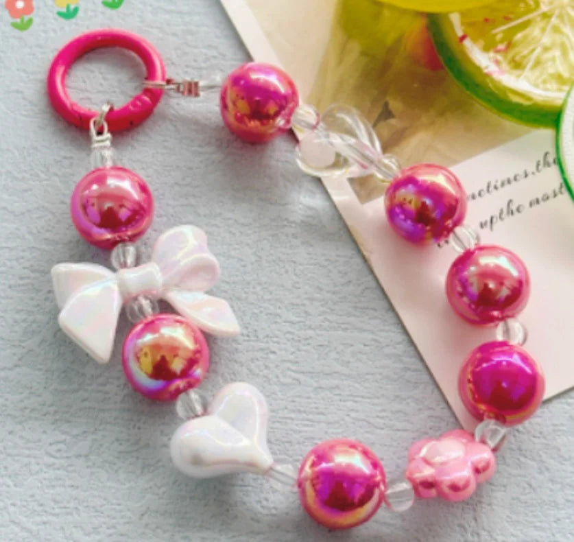 Charm Lanyard Bracelet Accessory – Cute & Functional Beaded Charm