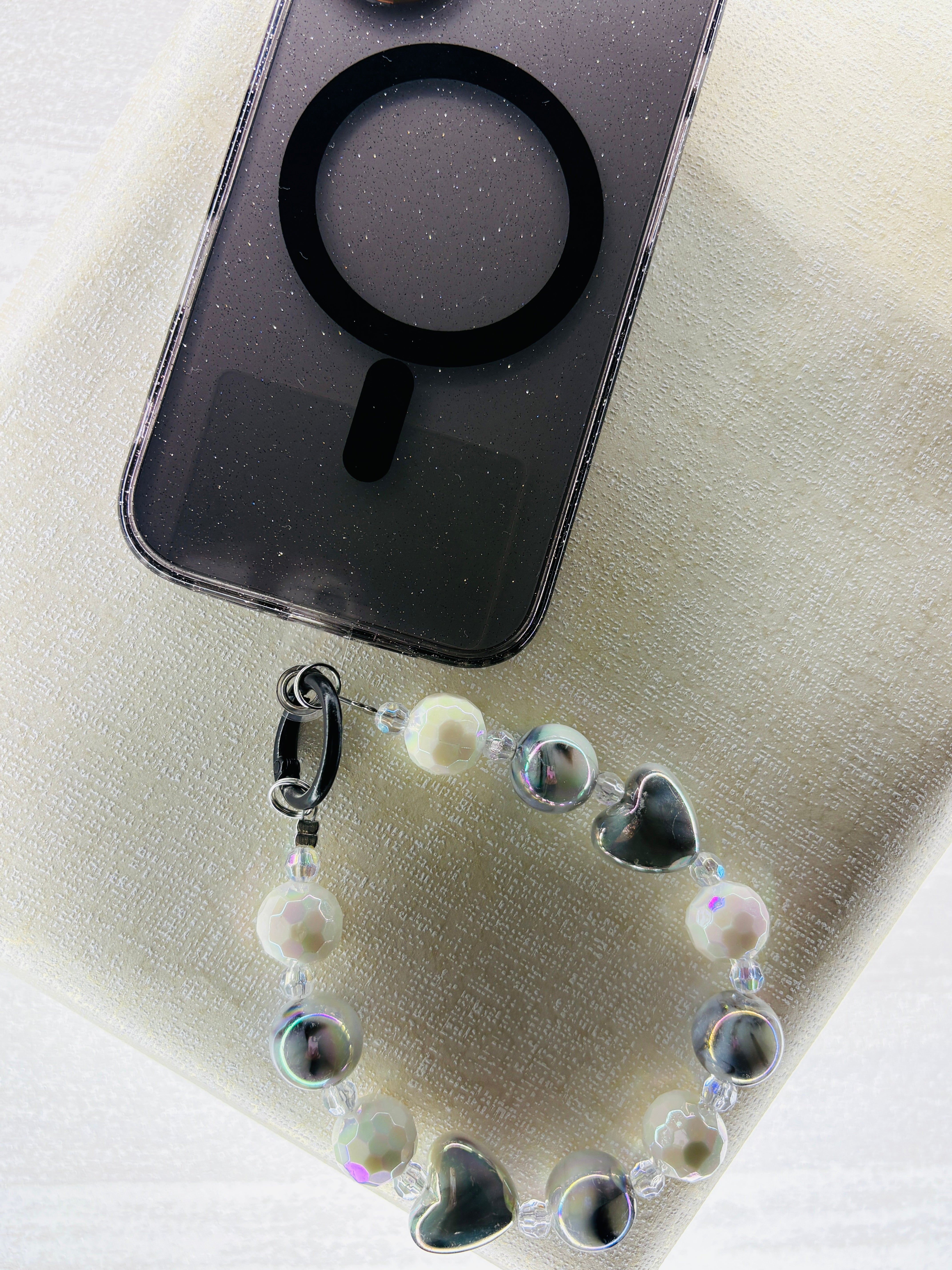 Luxury Marble Charm and Lanyard