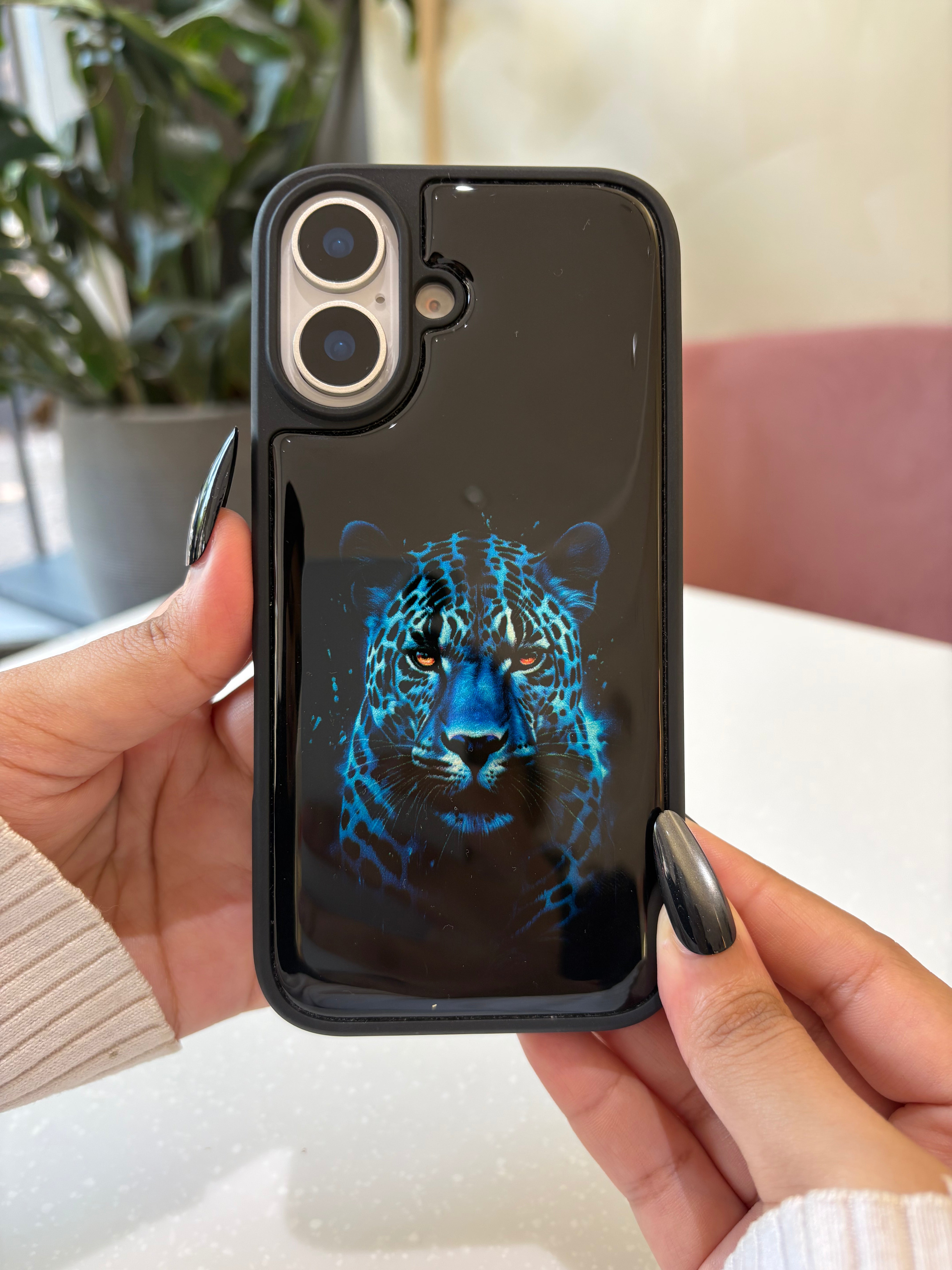 Blue Panther iPhone Case