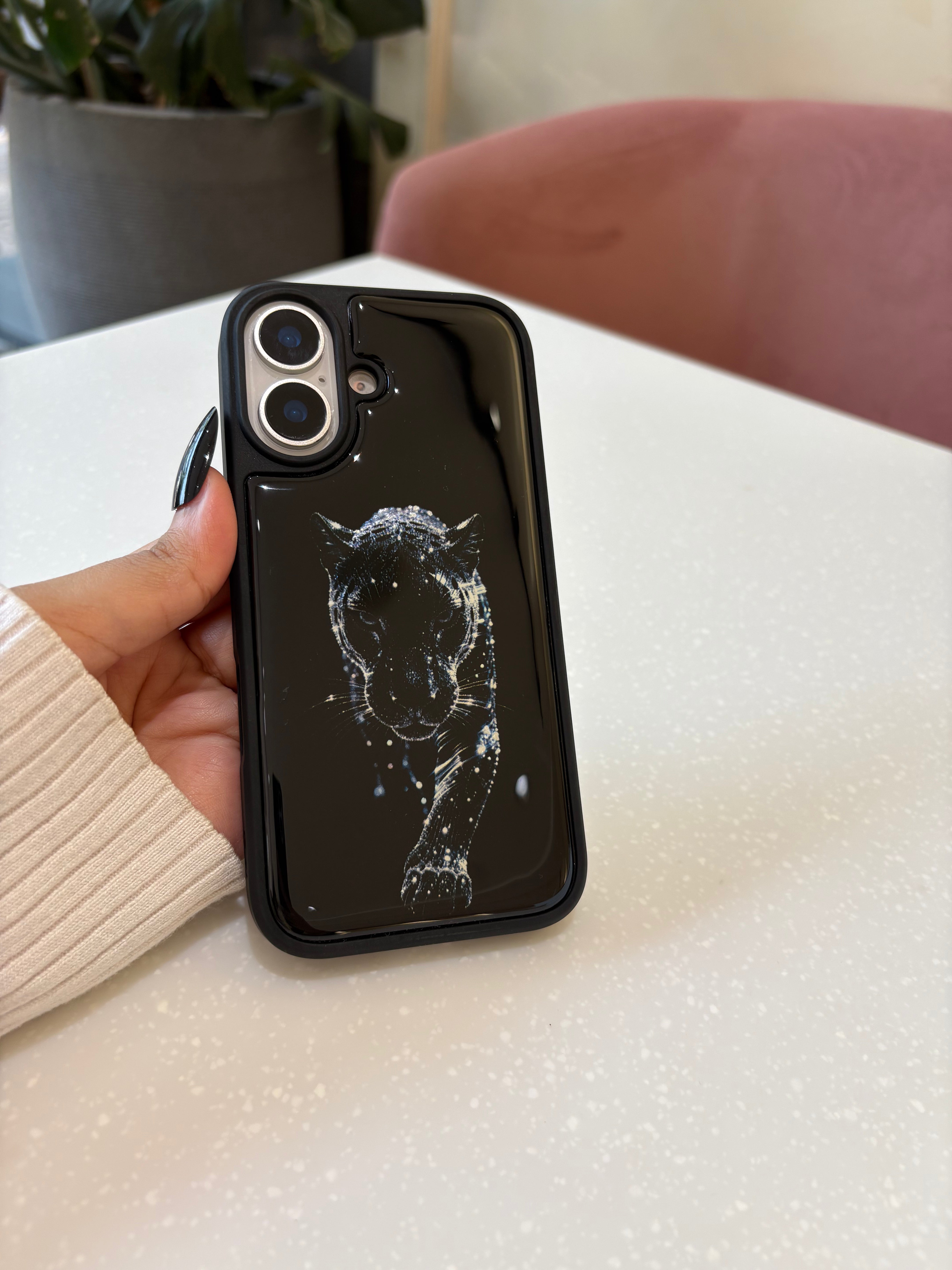 Midnight Leopard iPhone Case