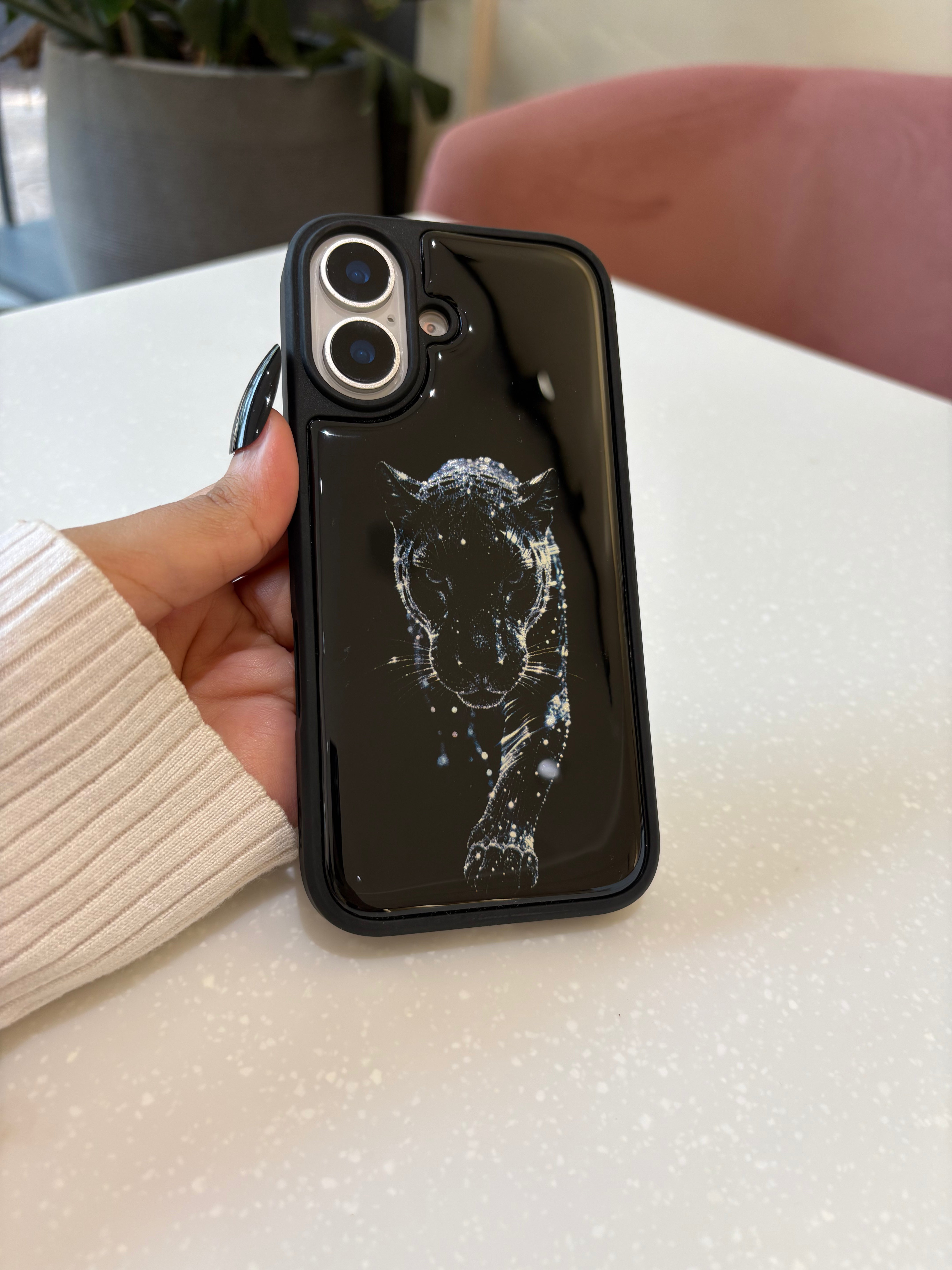 Midnight Leopard iPhone Case