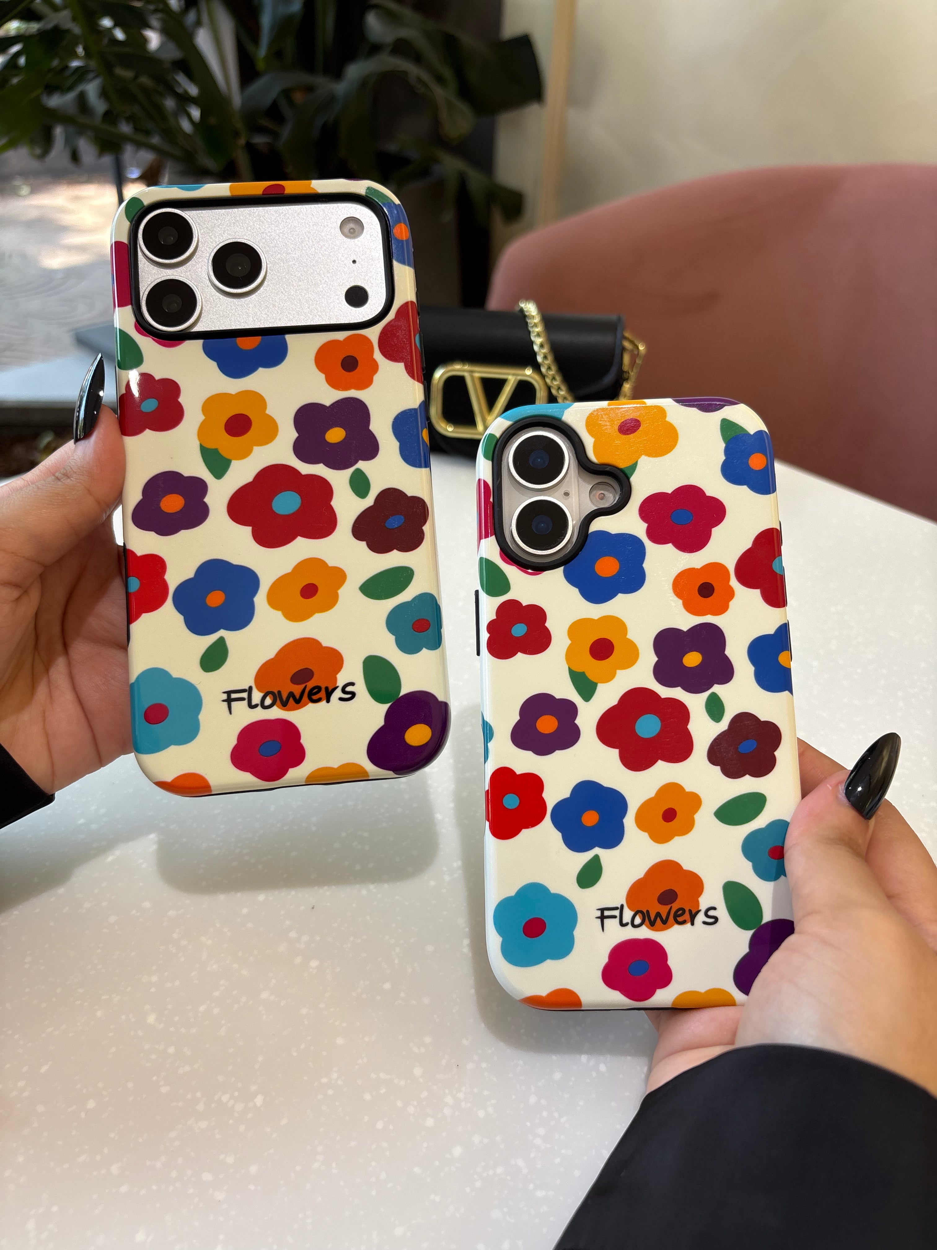 Color Pop Flowers iPhone Case
