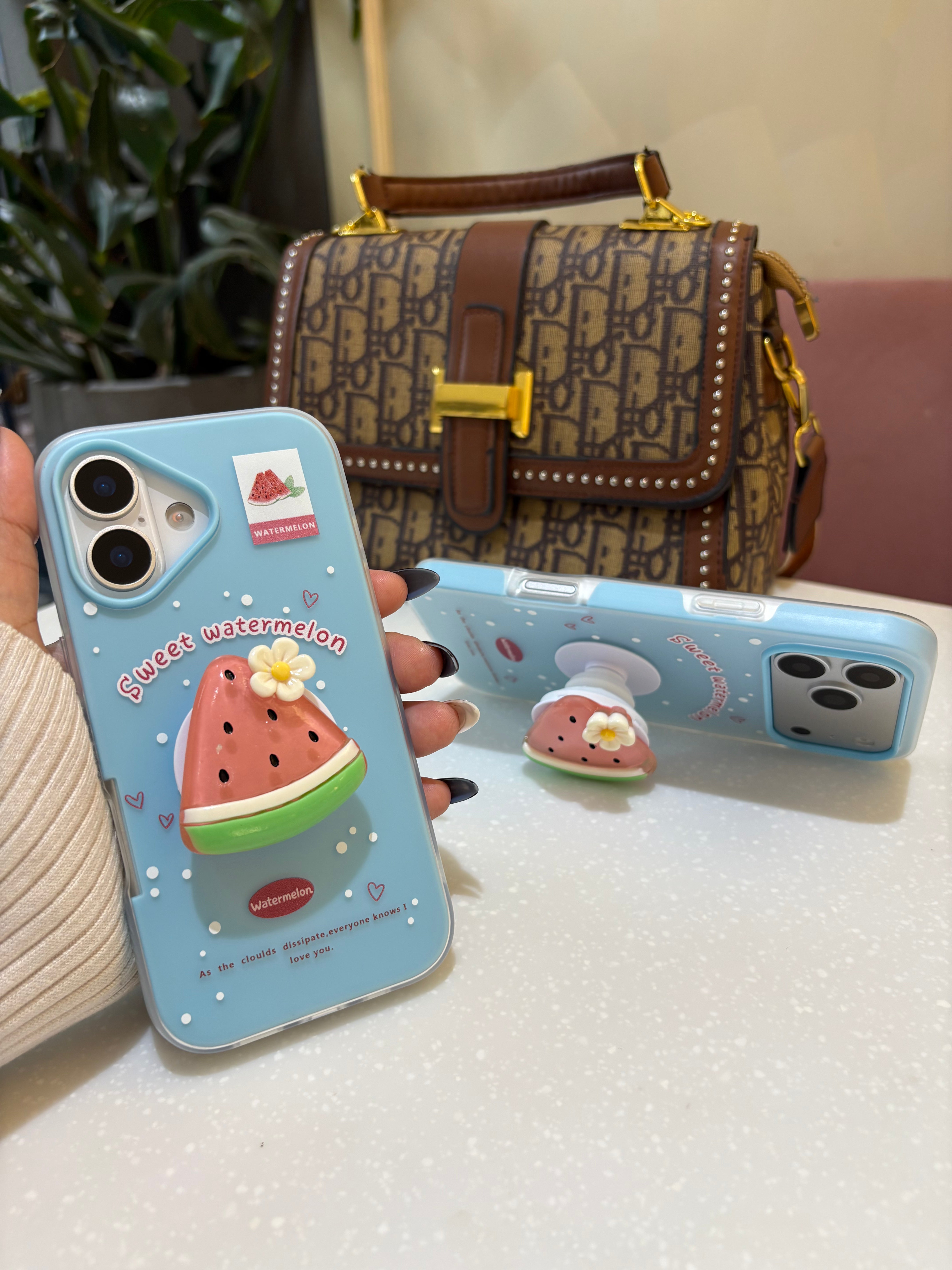 Watermelon Pop Socket Case
