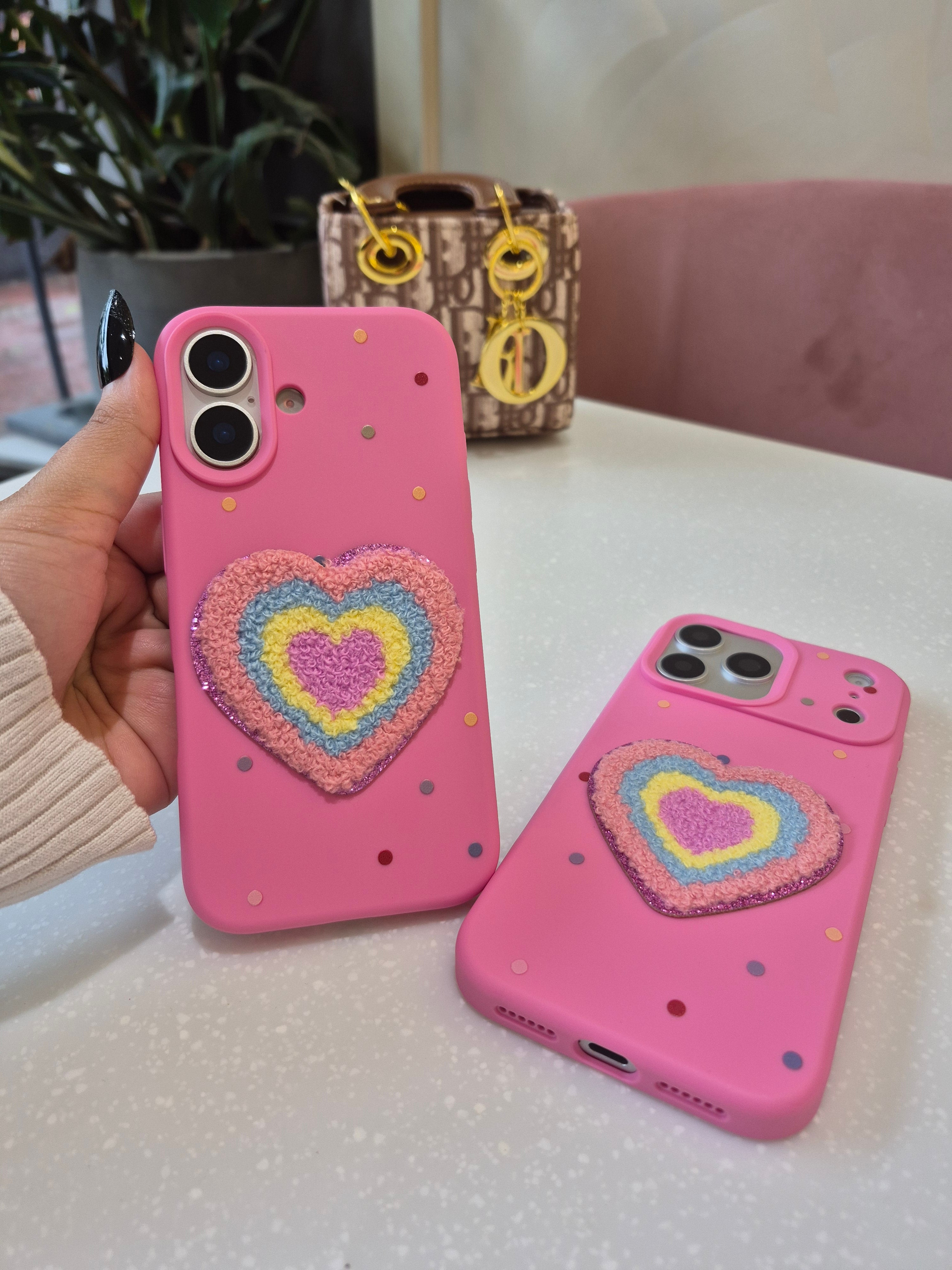 Rainbow Heart Case