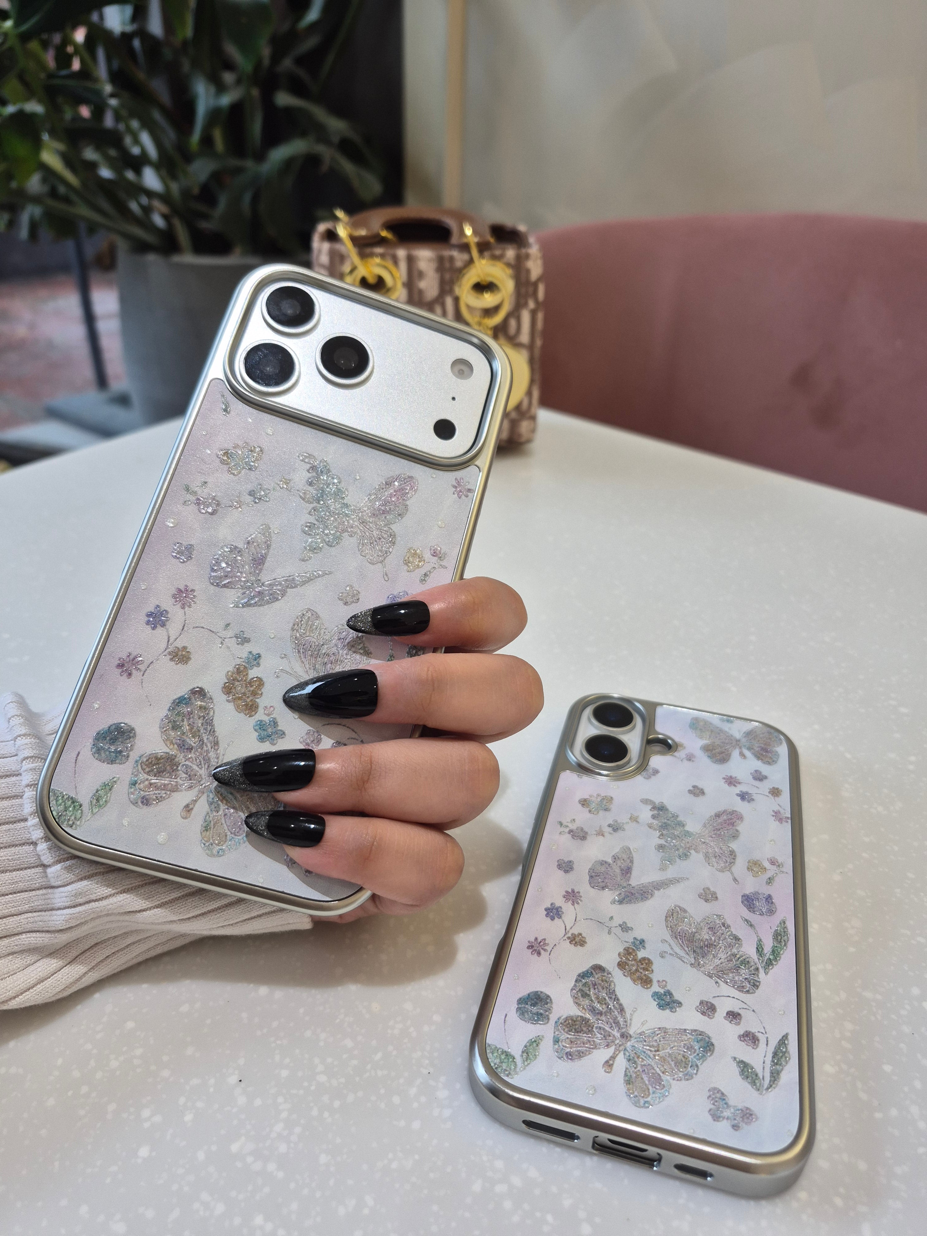 Glitter Butterfly Garden Case