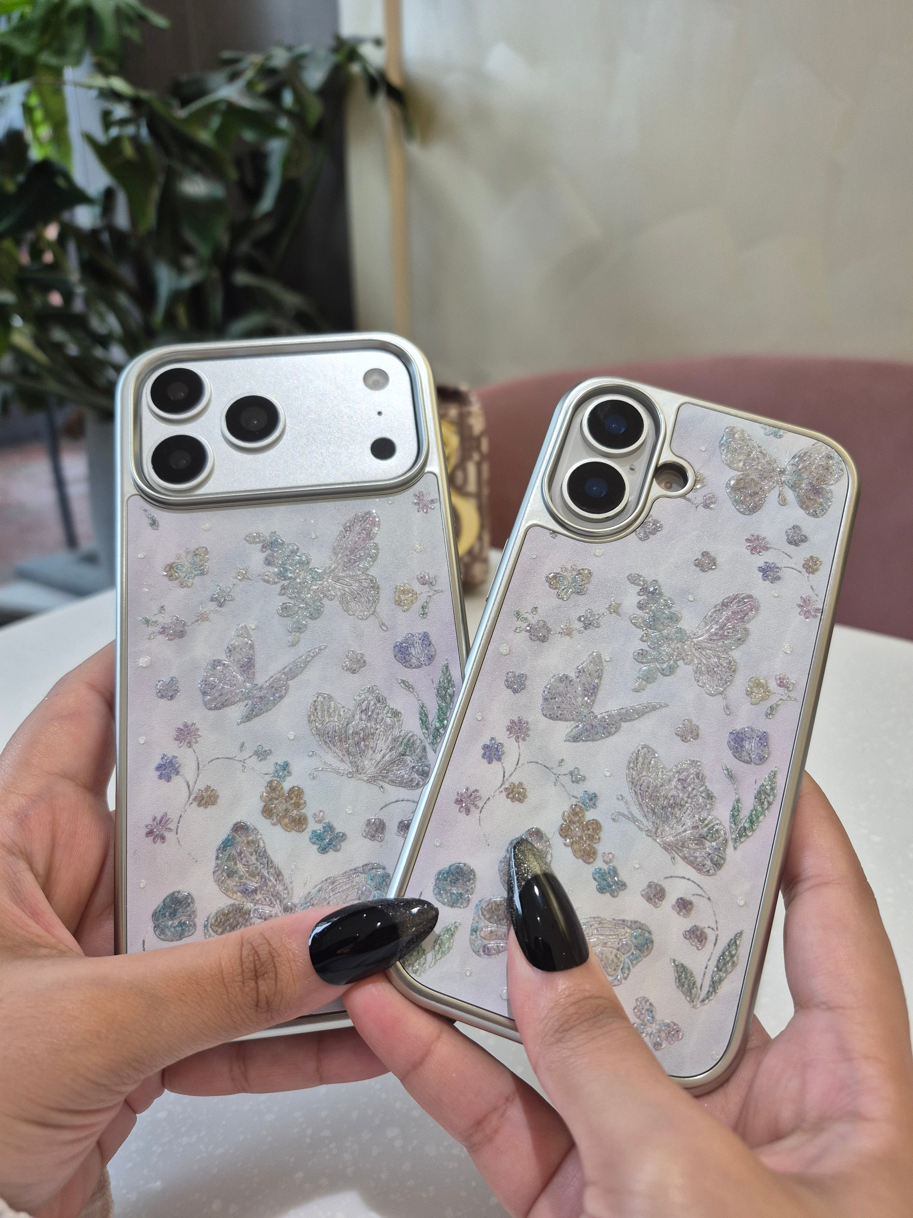 Glitter Butterfly Garden Case