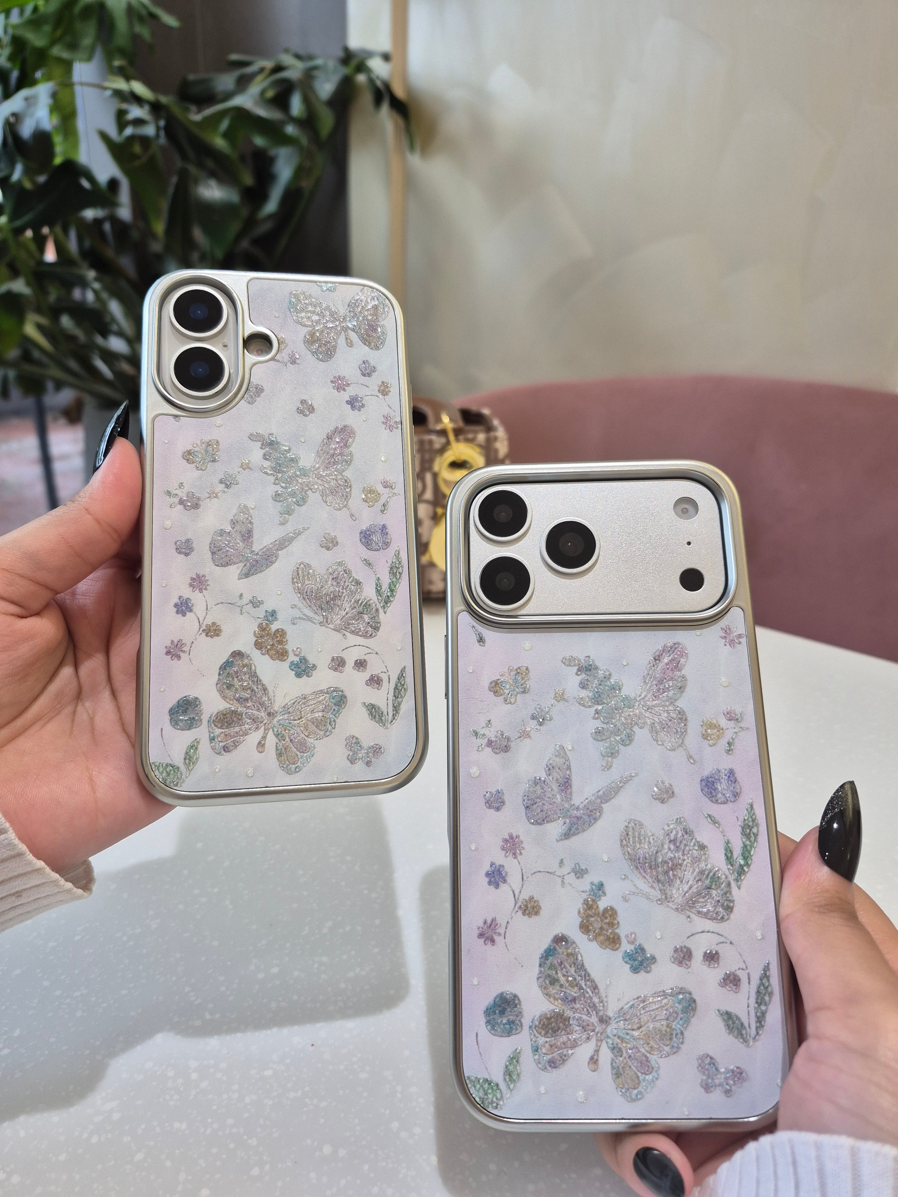 Glitter Butterfly Garden Case