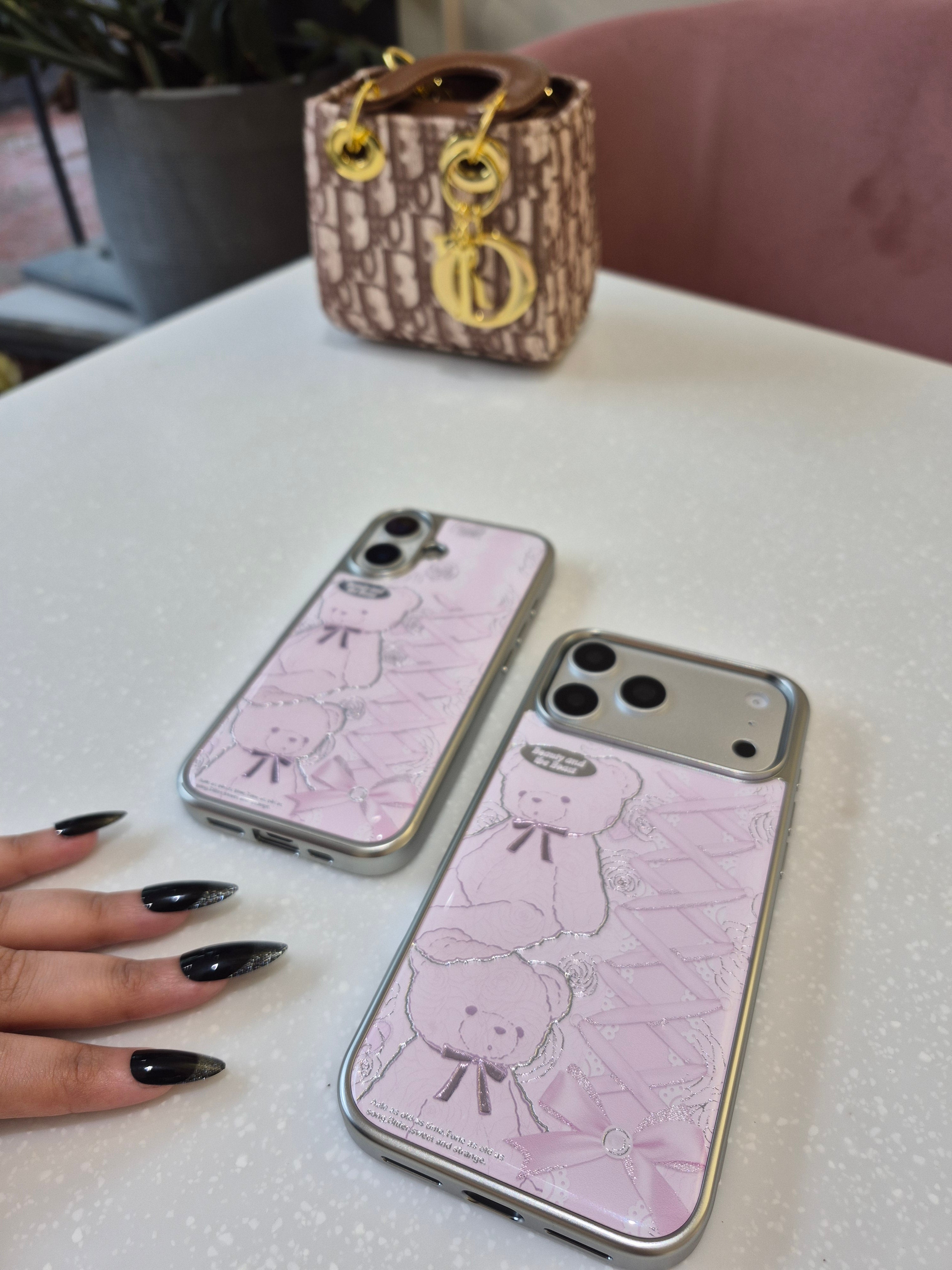 Blush Teddy Lace Case