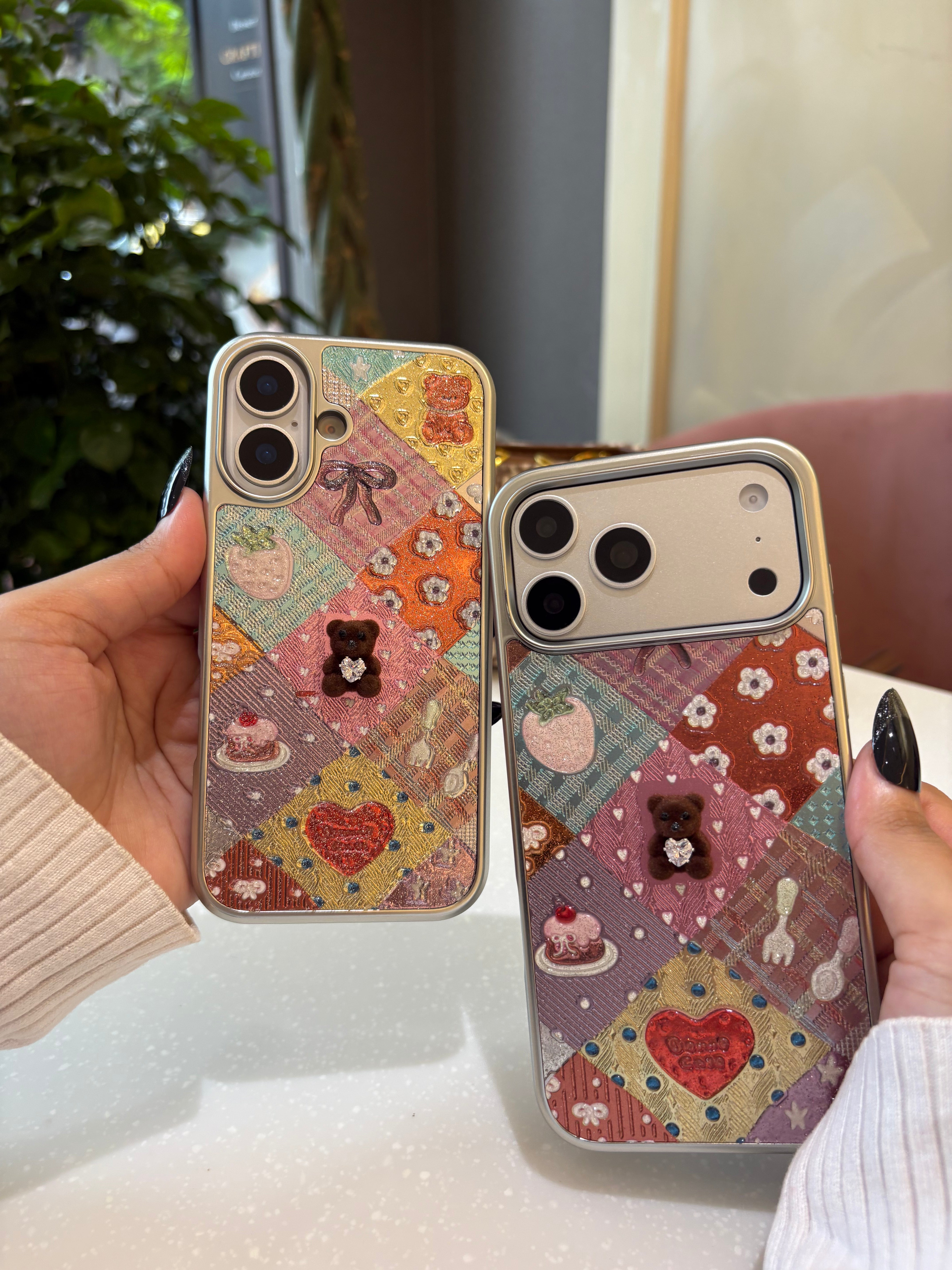 Vintage Patchwork Teddy Case