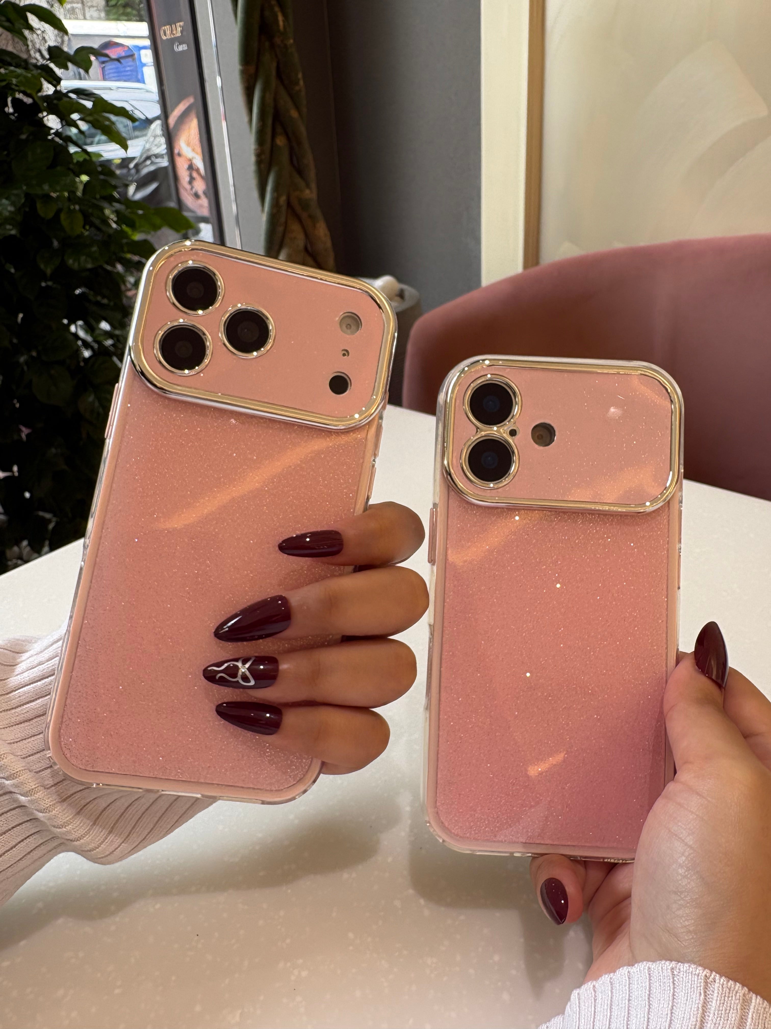 Pink Glitter Glow Case