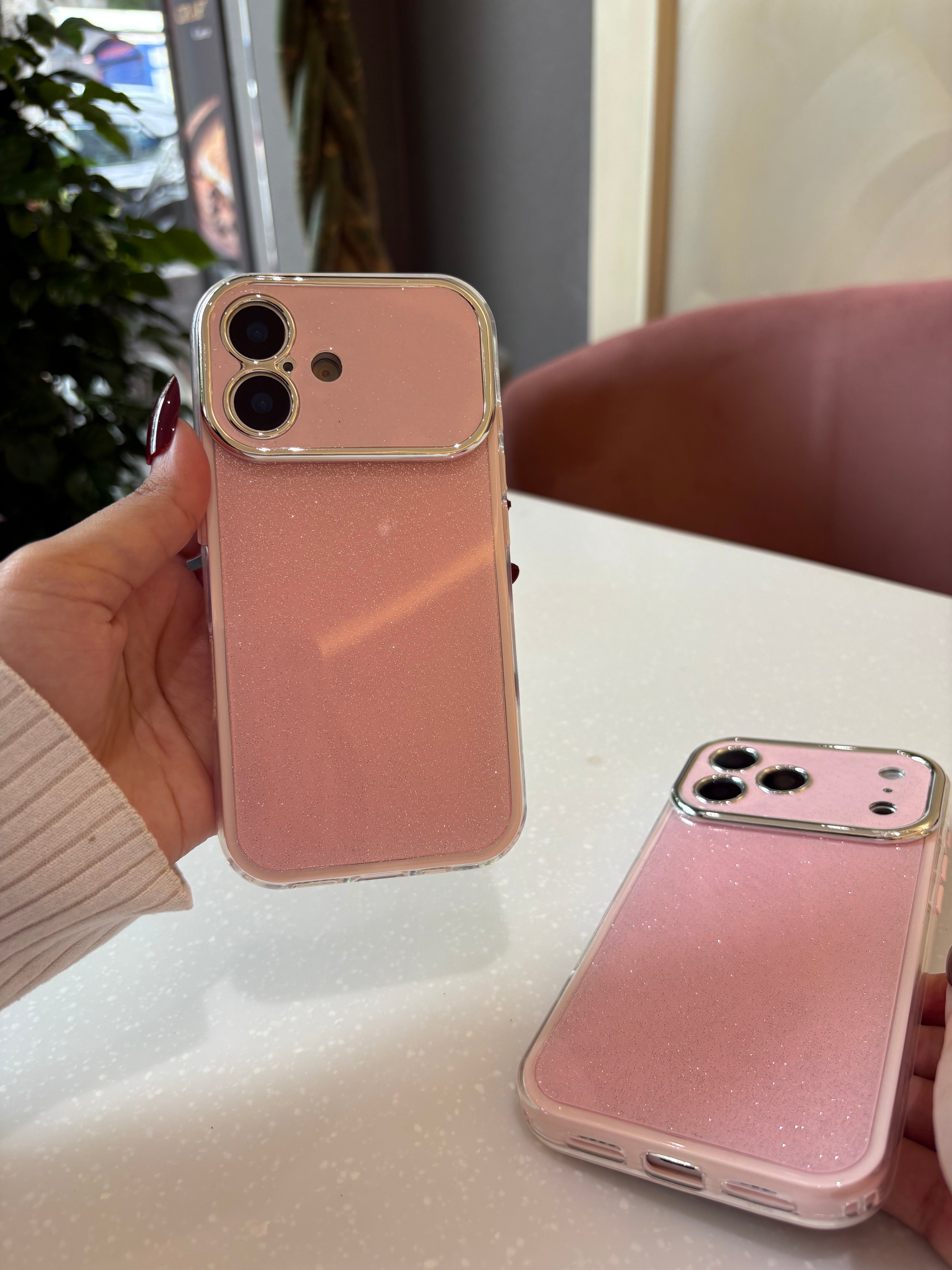 Pink Glitter Glow Case