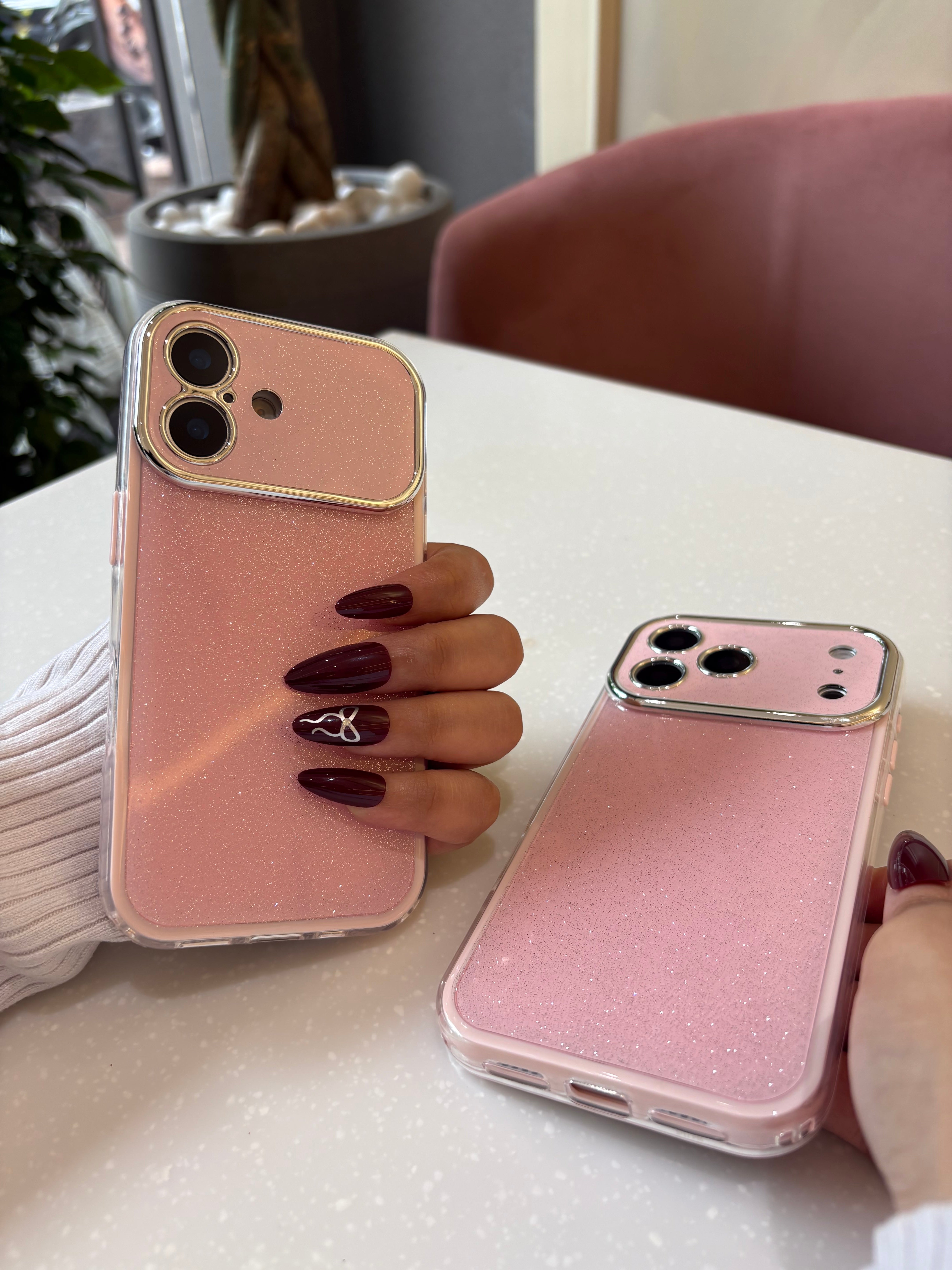 Pink Glitter Glow Case