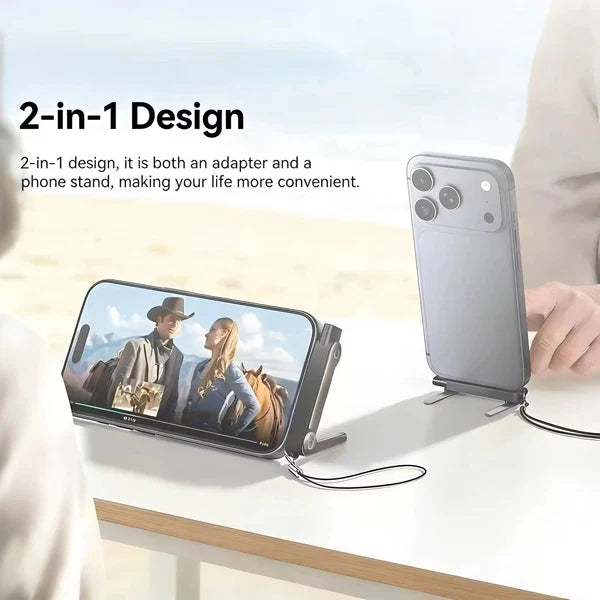 2 in 1 Detachable Fast Charging C-type Cable with Phone Stand