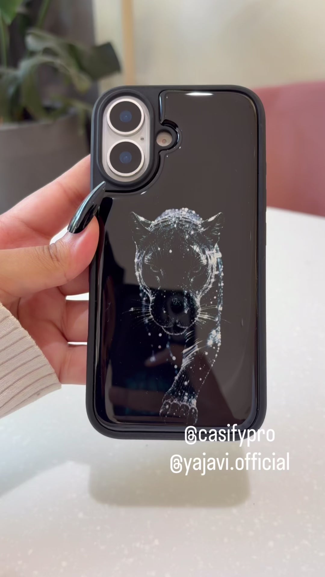 Midnight Leopard iPhone Case
