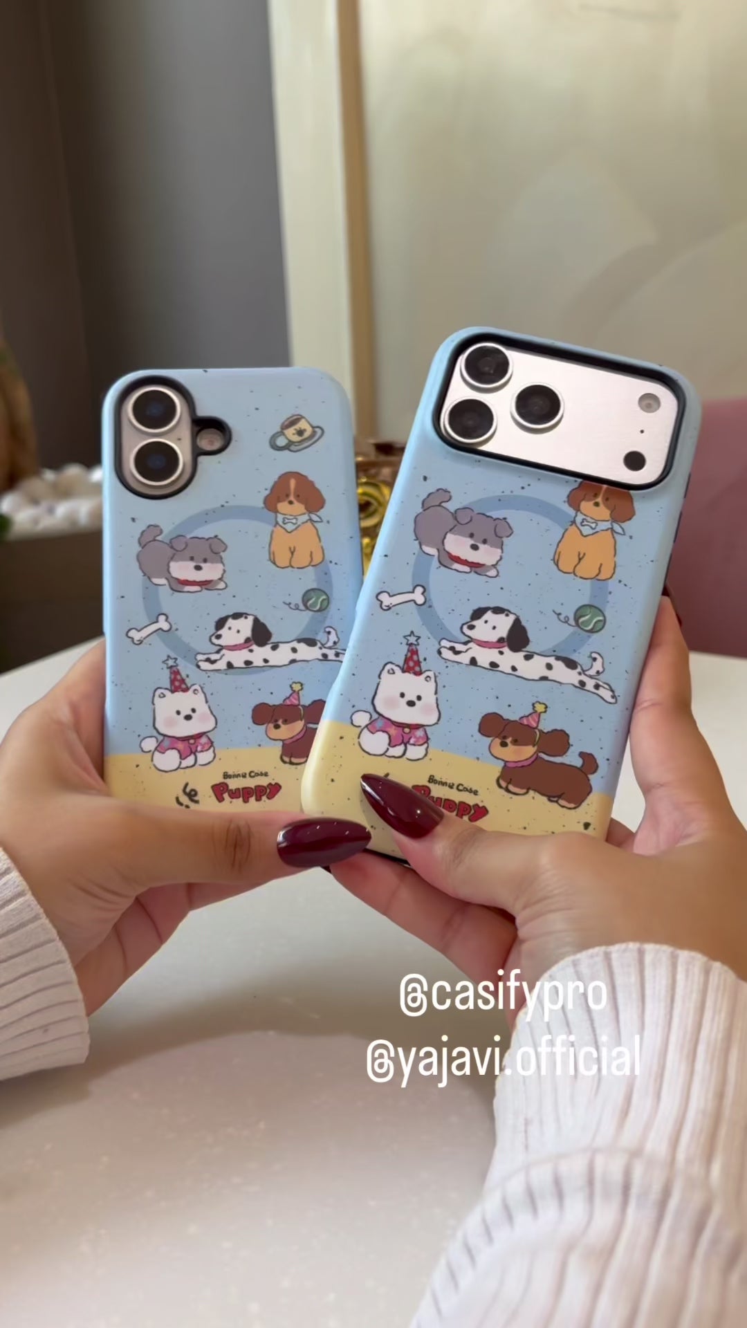 Playful Puppy Park MagSafe Case
