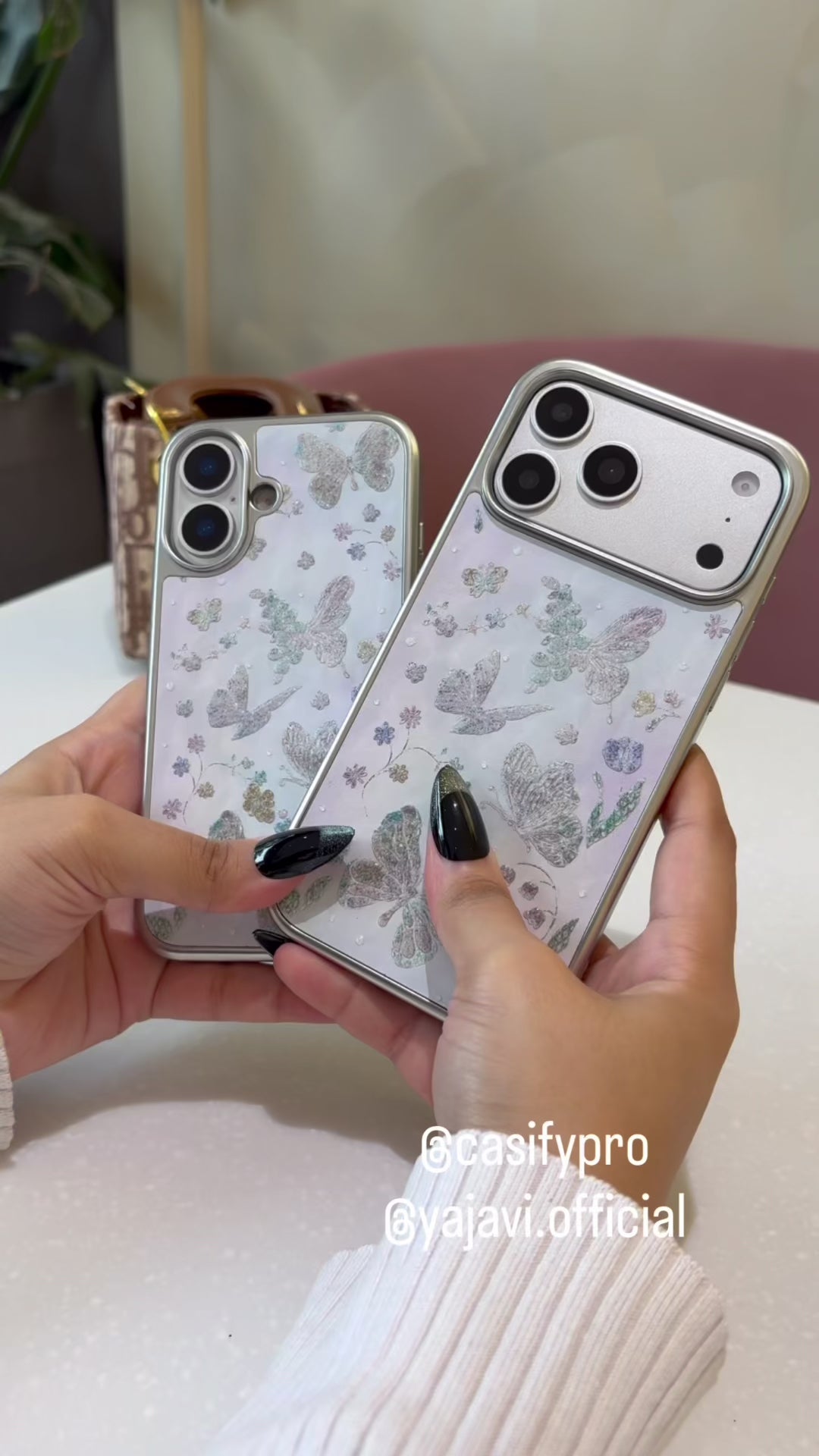 Glitter Butterfly Garden Case