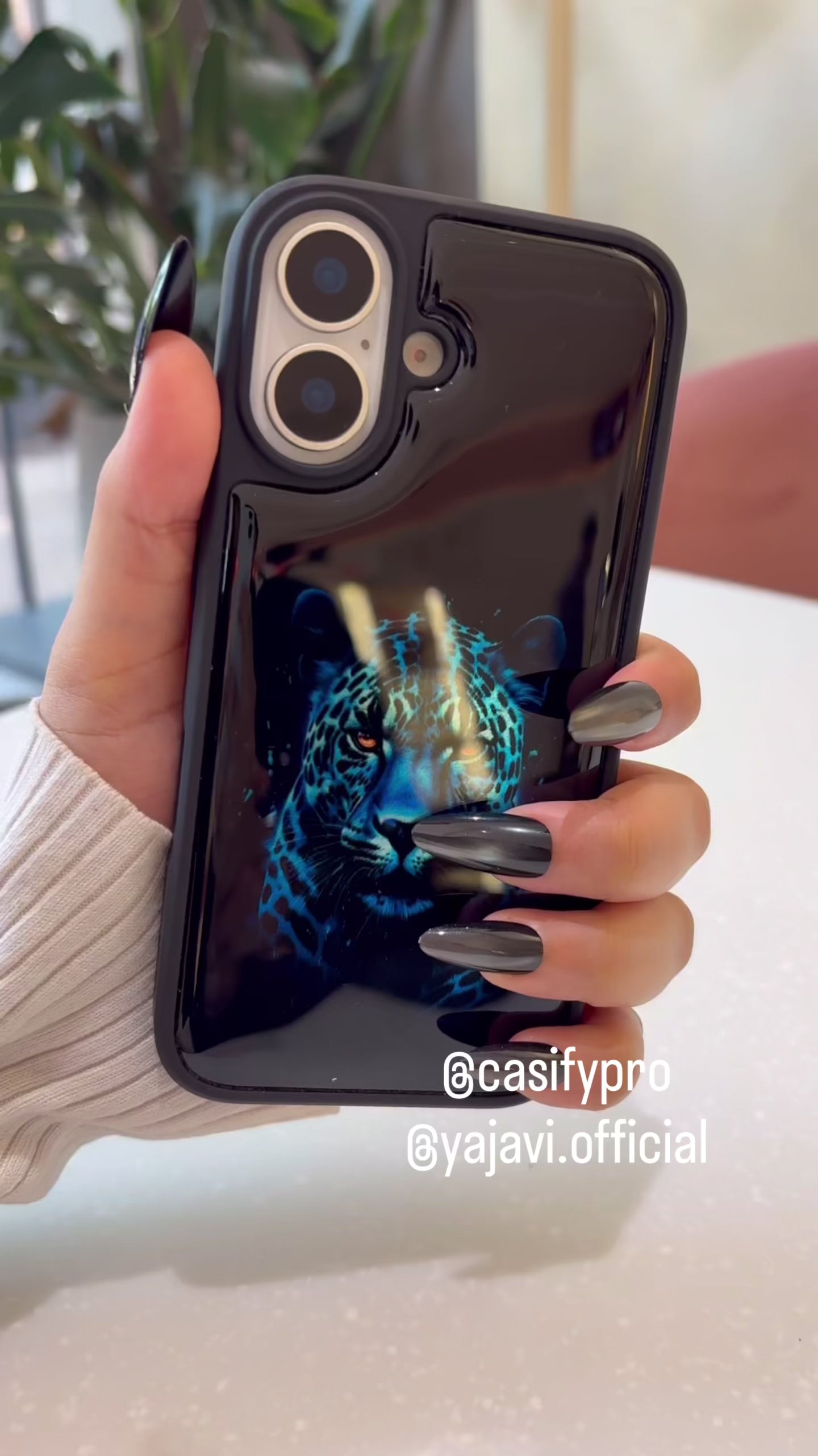 Blue Panther iPhone Case