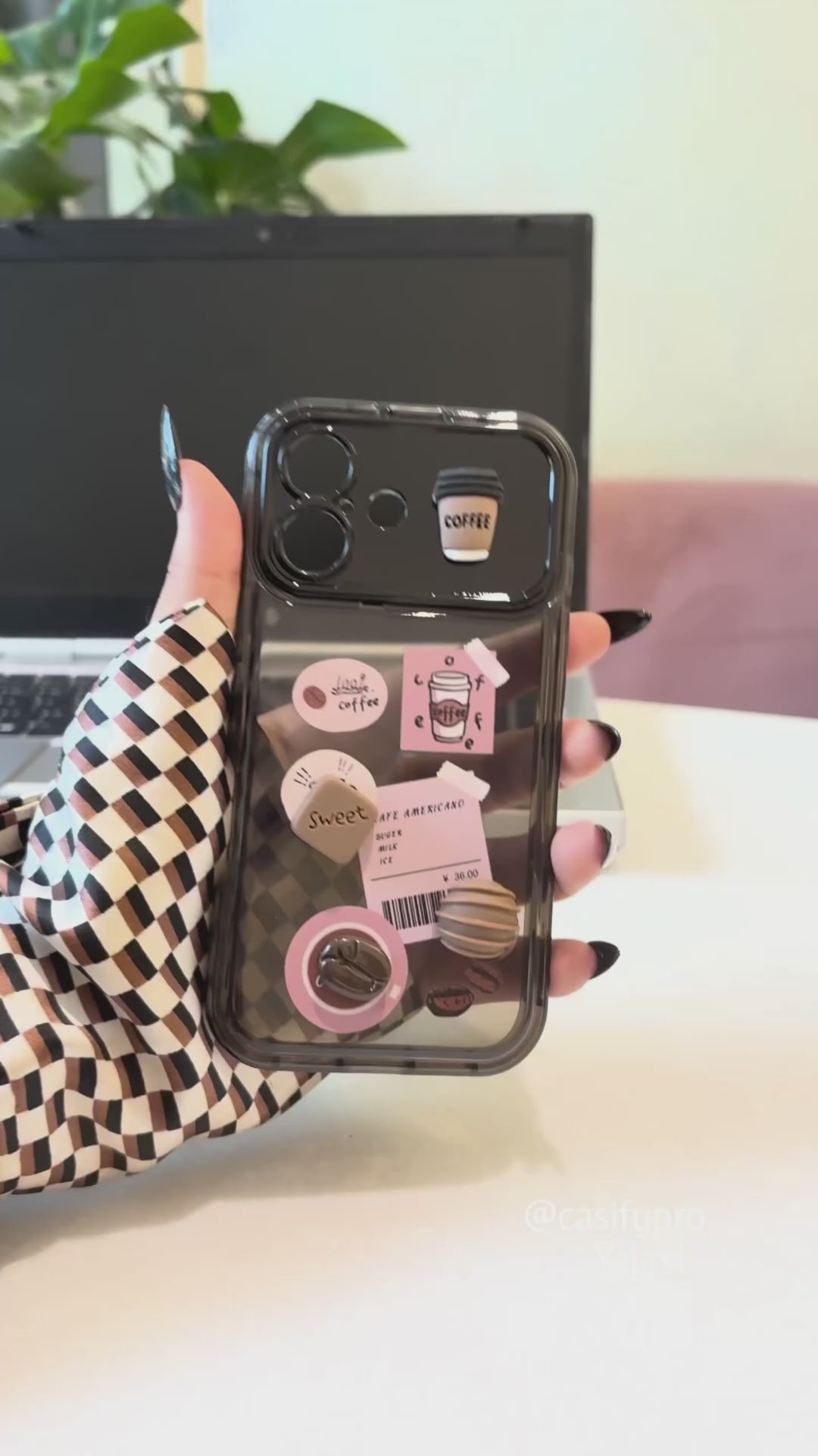 Cafe Americano Mirror 3D iPhone Case