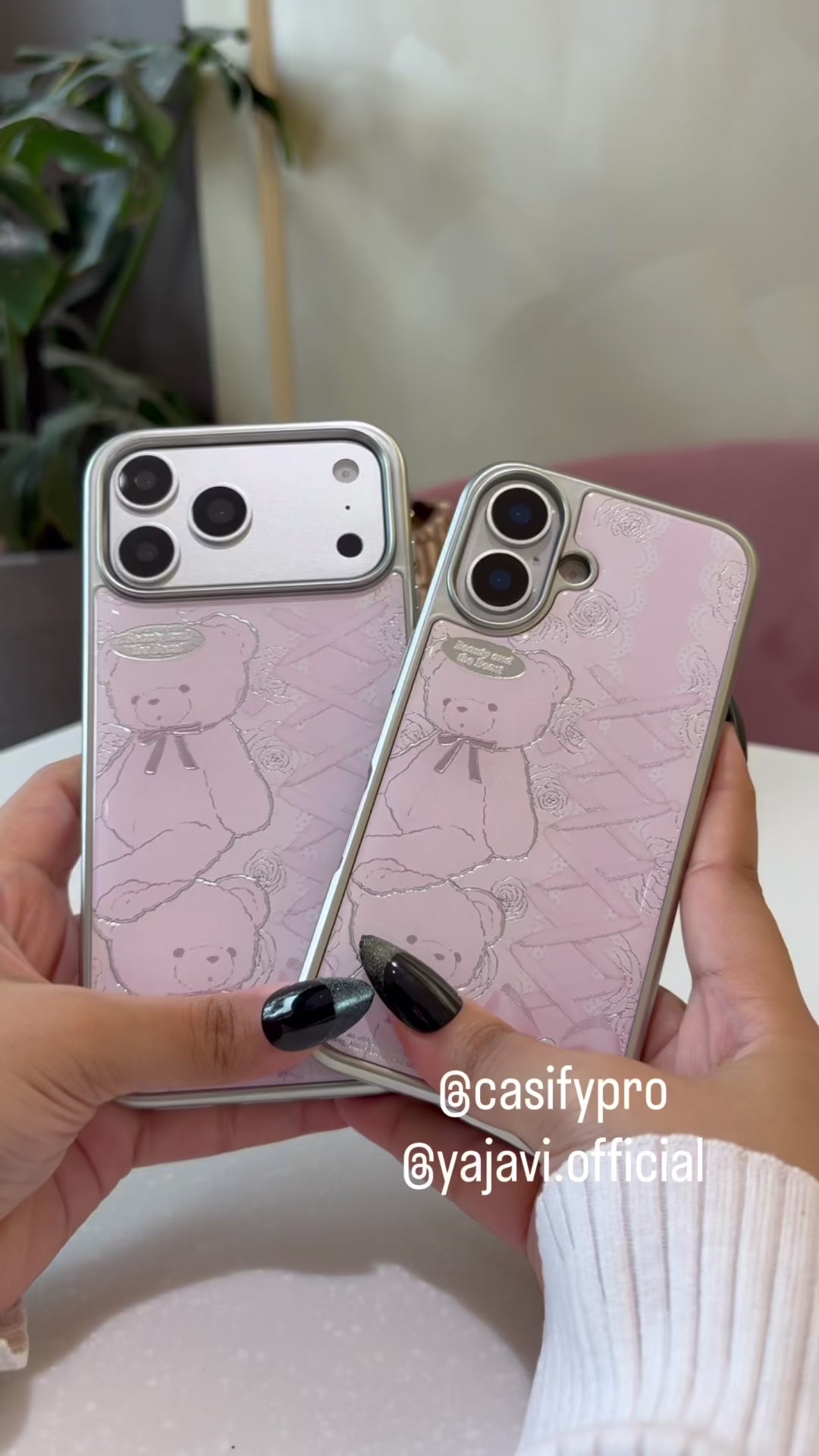 Blush Teddy Lace Case